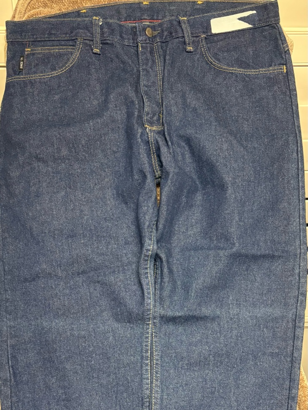 Bulwark Men’s FR Flame Resistant Work Jeans Size 40x30 Relaxed Fit Denim Pants